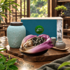 Trà cổ thụ ủ trong bông sen